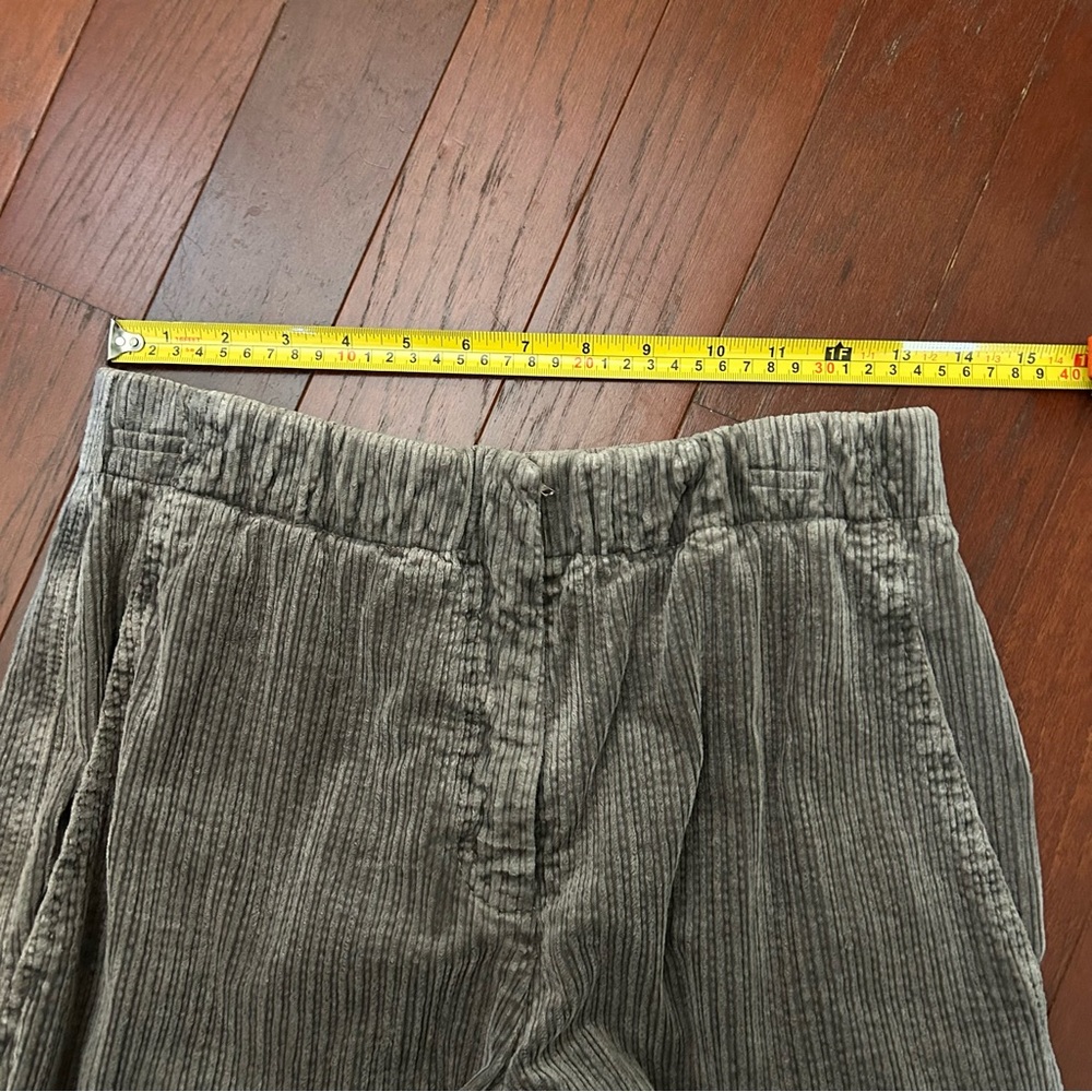 $369 OSKA Women’s Taupe Corduroy Pants Size 1 Relaxed Fit 29” Inseam - Picture 6 of 10